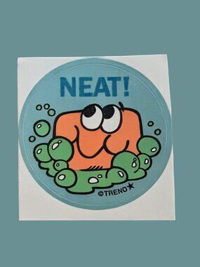 10/$25 Soap "Neat" Scratch & Sniff Retro Sticker